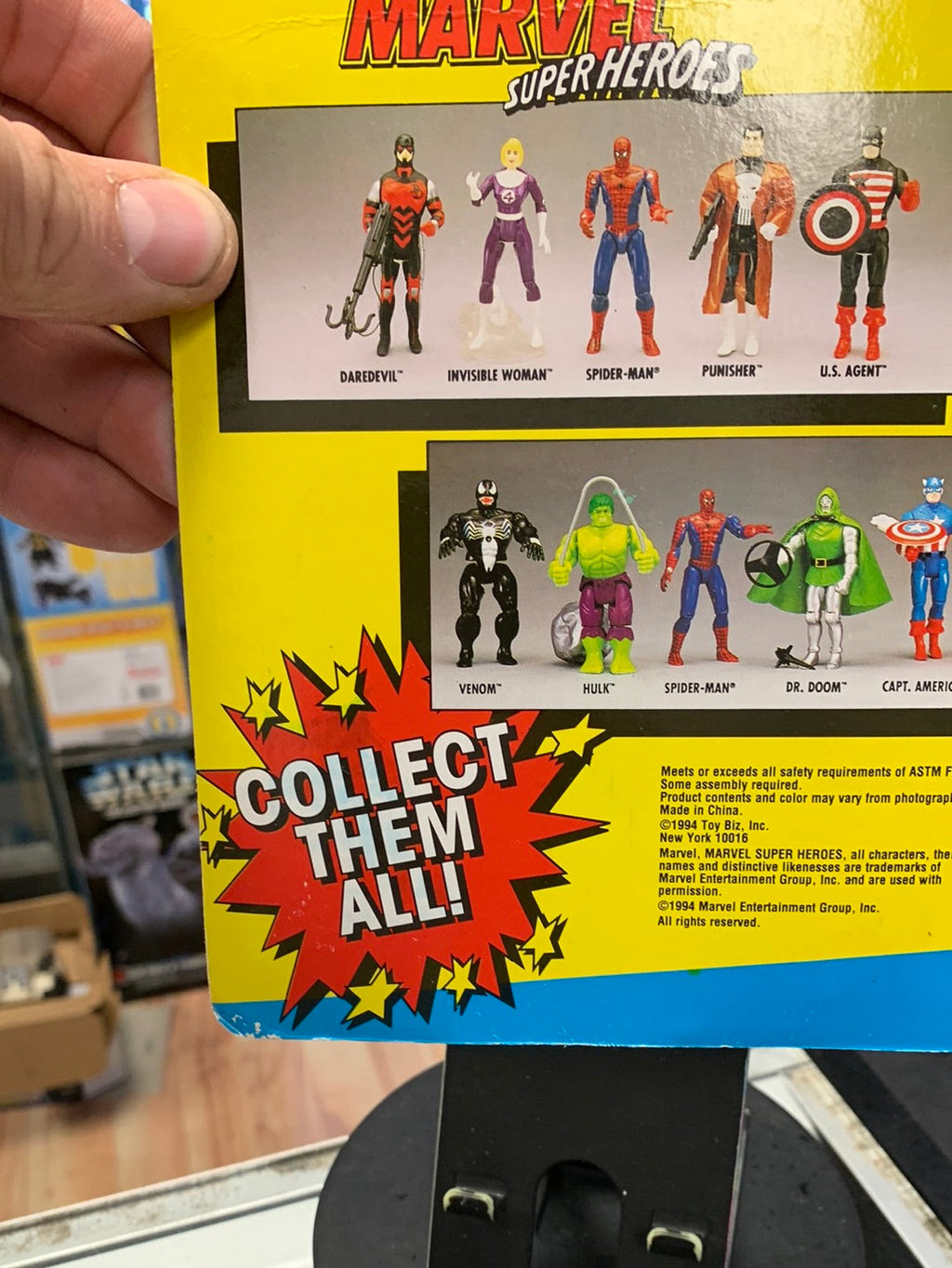 Exploding Grapple Daredevil (Vintage Marvel Superheroes, ToyBiz) Sealed