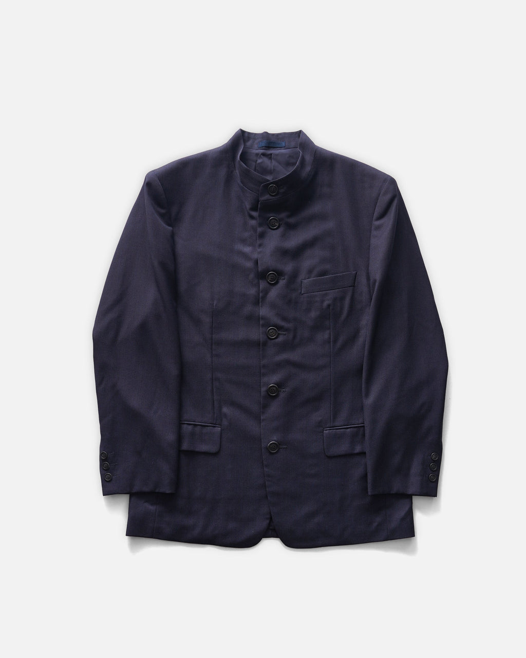 Band Collar Jacket & Slacks / Size: W31