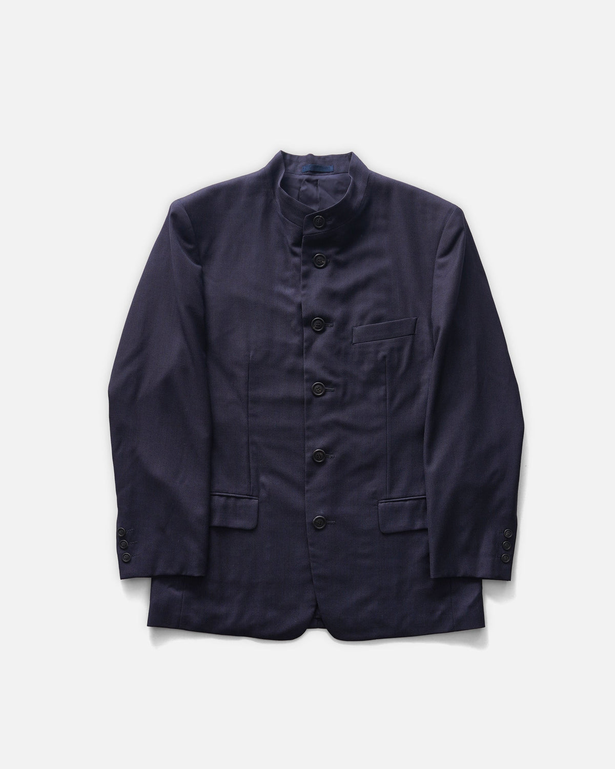 Band Collar Jacket & Slacks / Size: W31