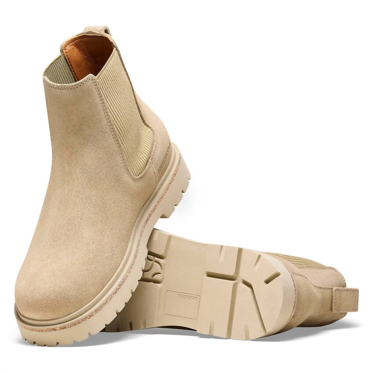 Women’S Highwood Slip On Suede Leather Boots In Taupe