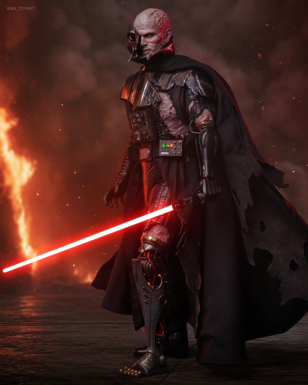 READY🔥DX44 DX44B STAR WARS DARTH VADER (BATTLE DAMAGED) Collector & Special Edition 1/6TH SCALE COLLECTIBLE FIGURE