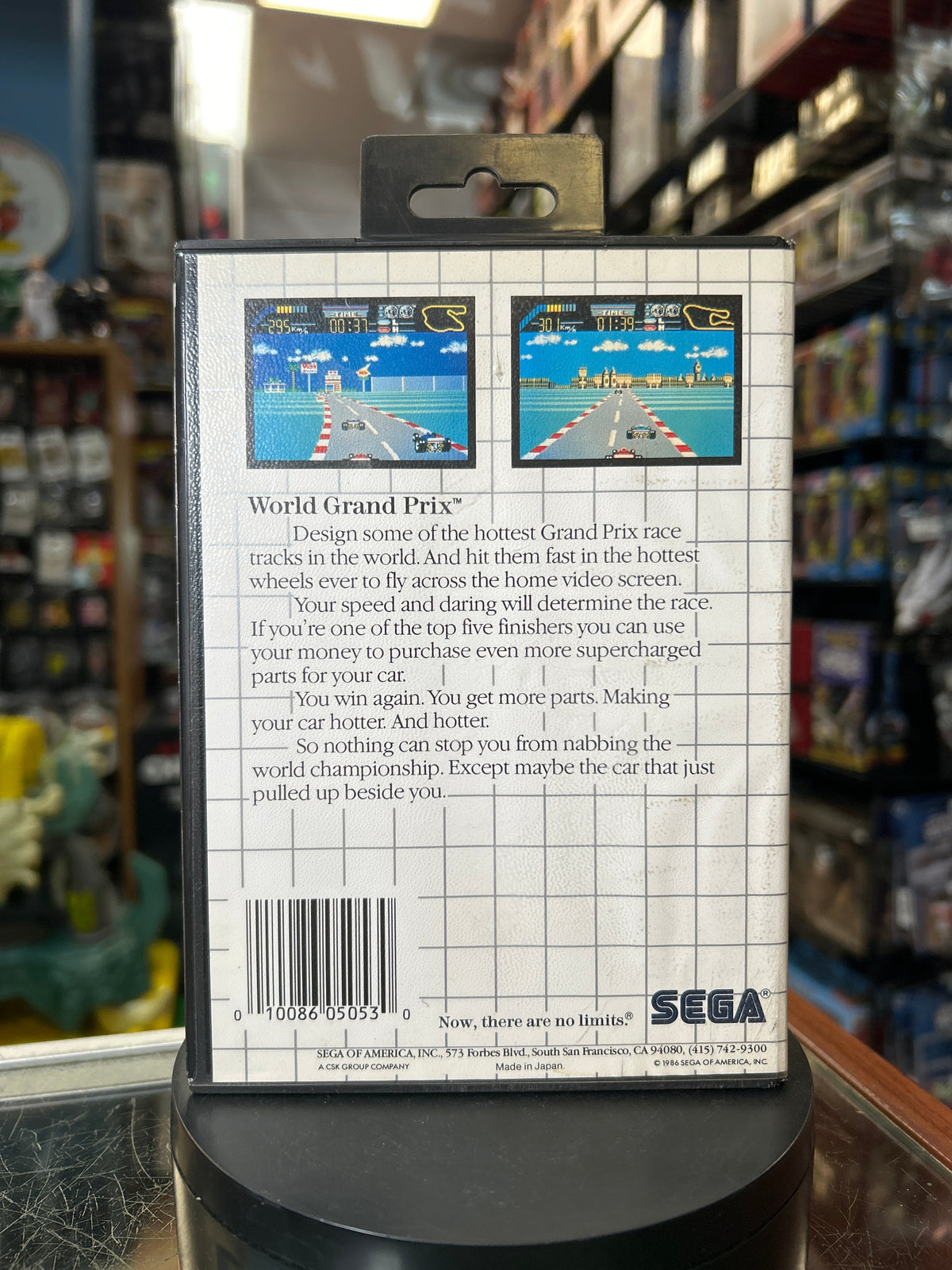 World Grand Prix 0833 (SEGA Master System SMS, Video Games) **COMPLETE**