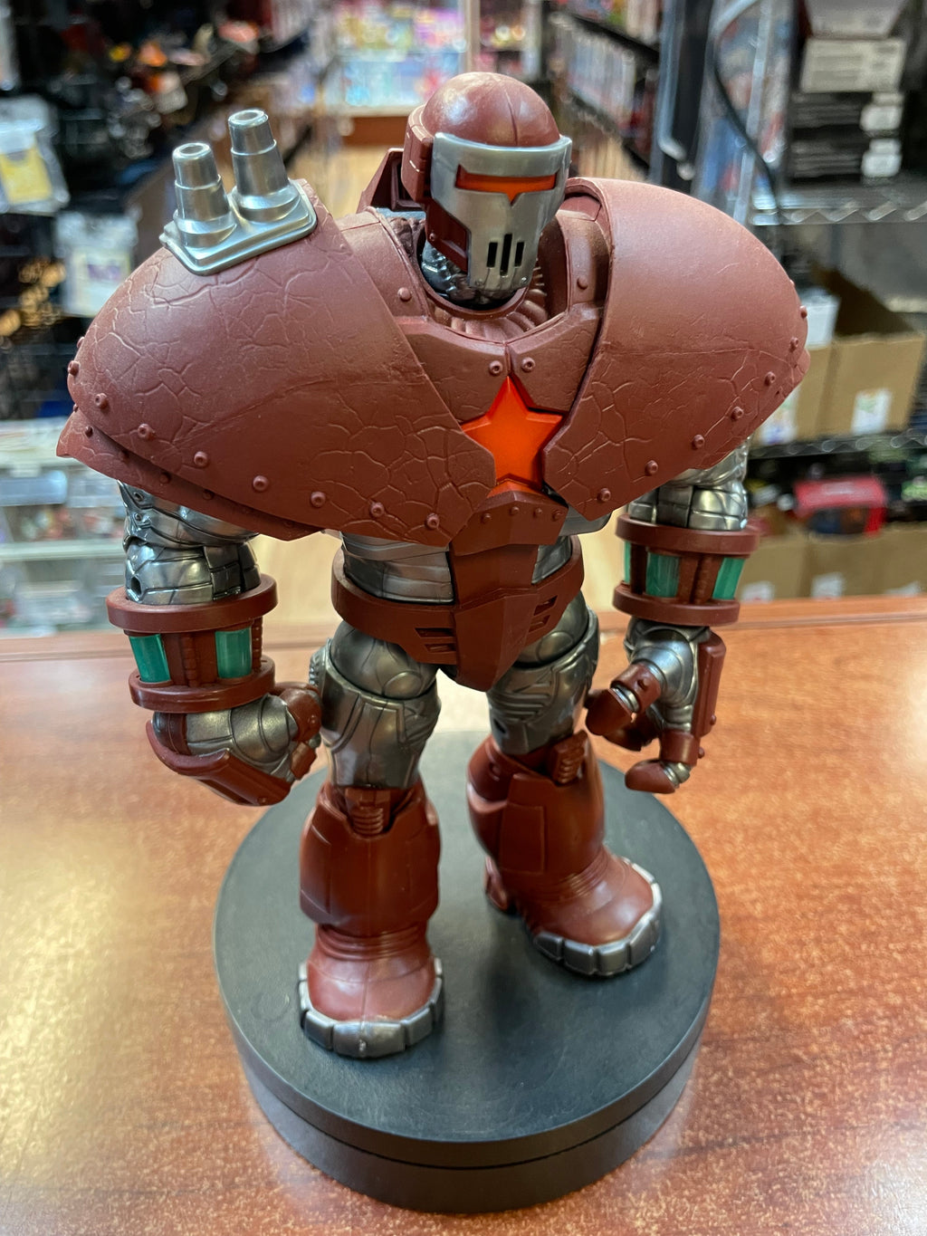 Crimson Dynamo  -BAF- (Marvel Legends, Hasbro) **COMPLETE**
