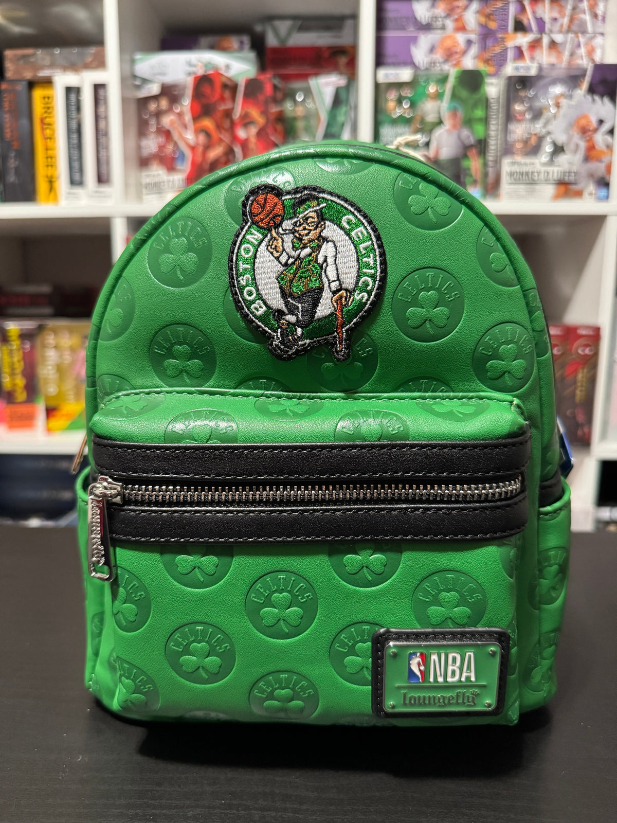 NBA Boston Celtics Debossed Logo Mini Sports Backpack by Loungefly