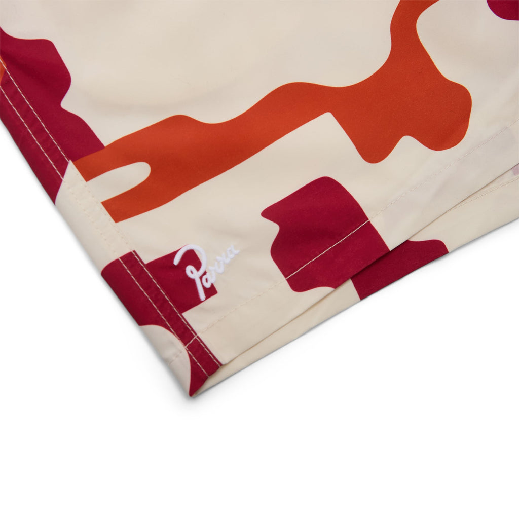 by Parra Abstract Mountain Swim Shorts (Red)