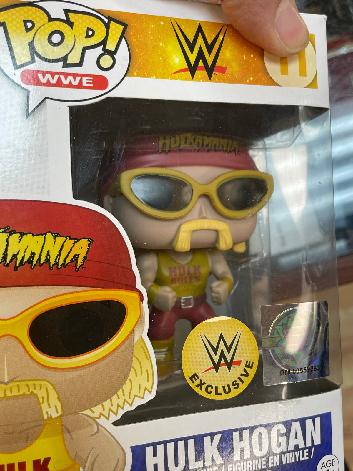 Hulk Hogan #11 (Funko Pop, WWE) SHOP EXCLUSIVE