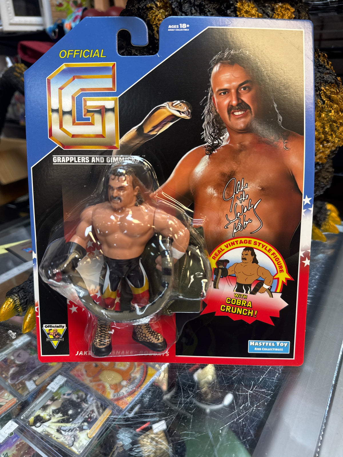 Jake “The Snake” Roberts Cobra (Grapplers & Gimmicks WWF, Hasttel Toys)