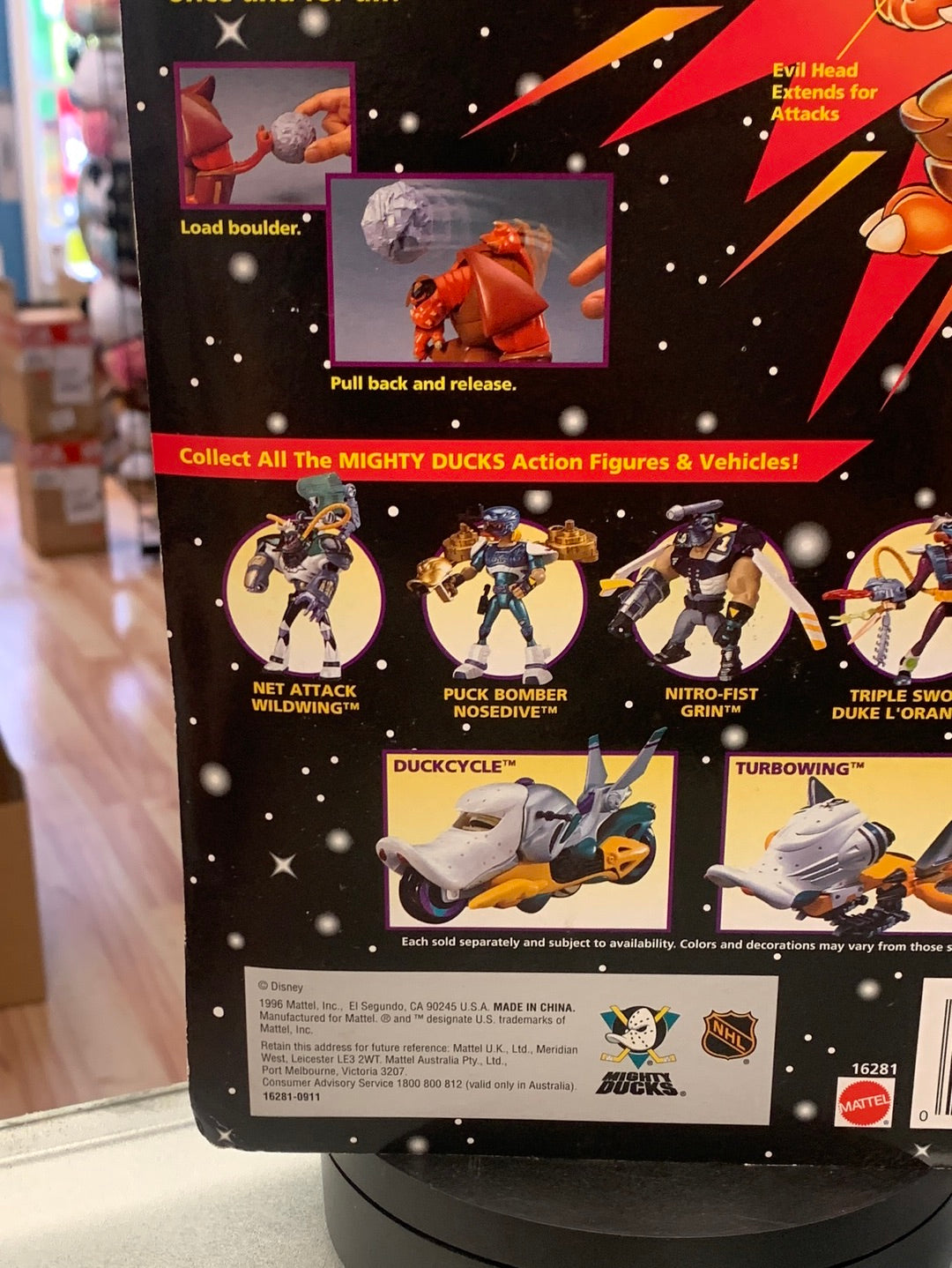 Evil Siege 0516 (Vintage Mighty Ducks, Mattel)