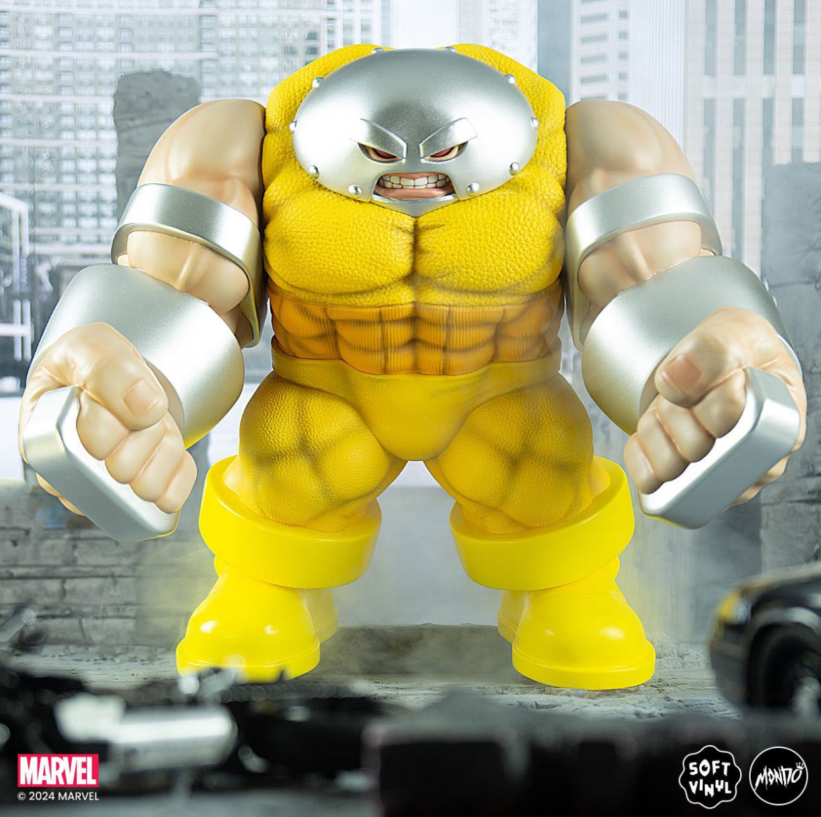 Juggernaut Prisoner Yellow Variant X-Men Soft Vinyl 12-Inch Figure by Mondo