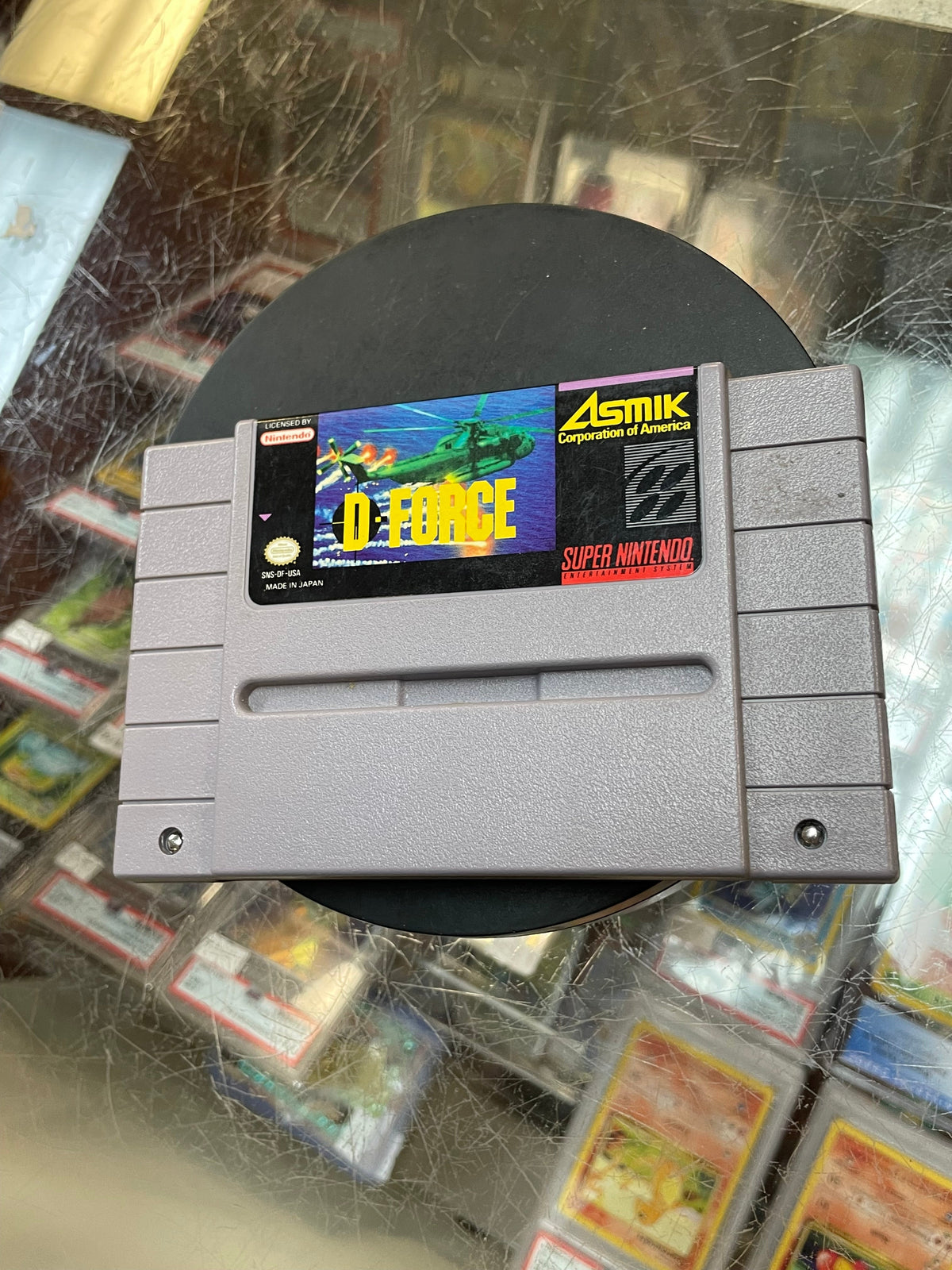 D-Force (SNES Super Nintendo, Video Games) **TESTED**