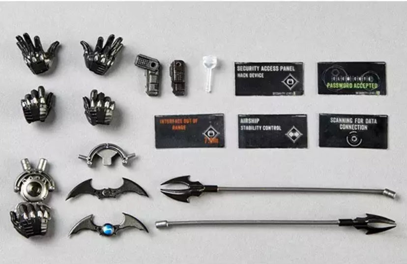 Batman Arkham Knight Amazing Yamaguchi Revoltech *with BONUS FACE PLATE by Kaiyodo