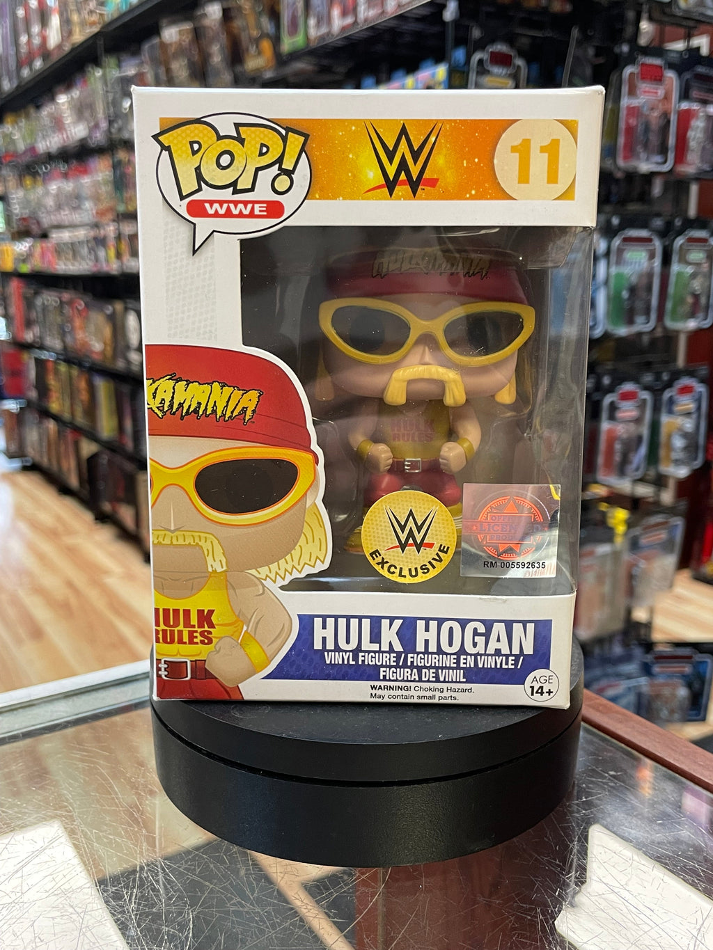 Hulk Hogan #11 (Funko Pop, WWE) SHOP EXCLUSIVE