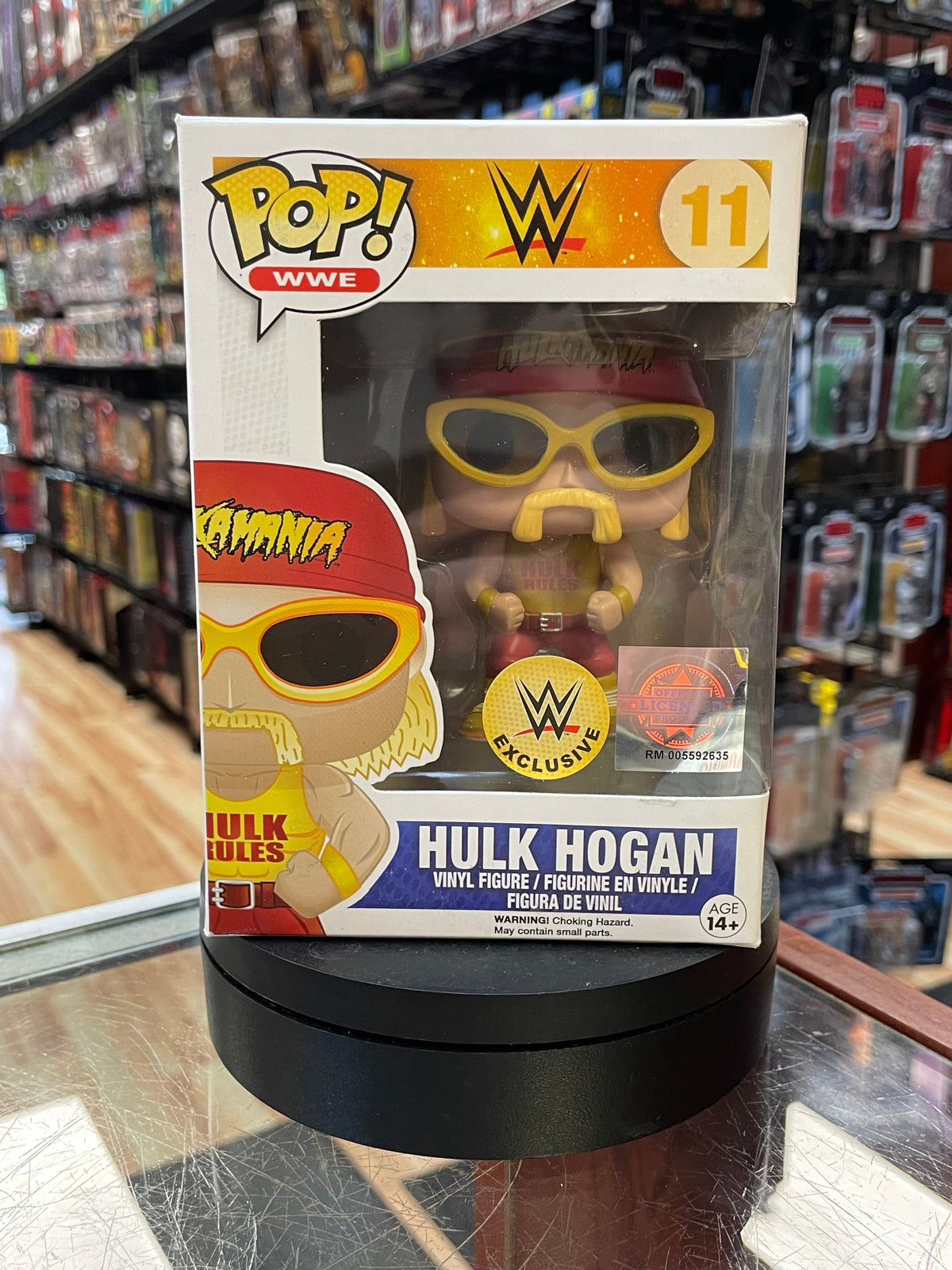 Hulk Hogan #11 (Funko Pop, WWE) SHOP EXCLUSIVE