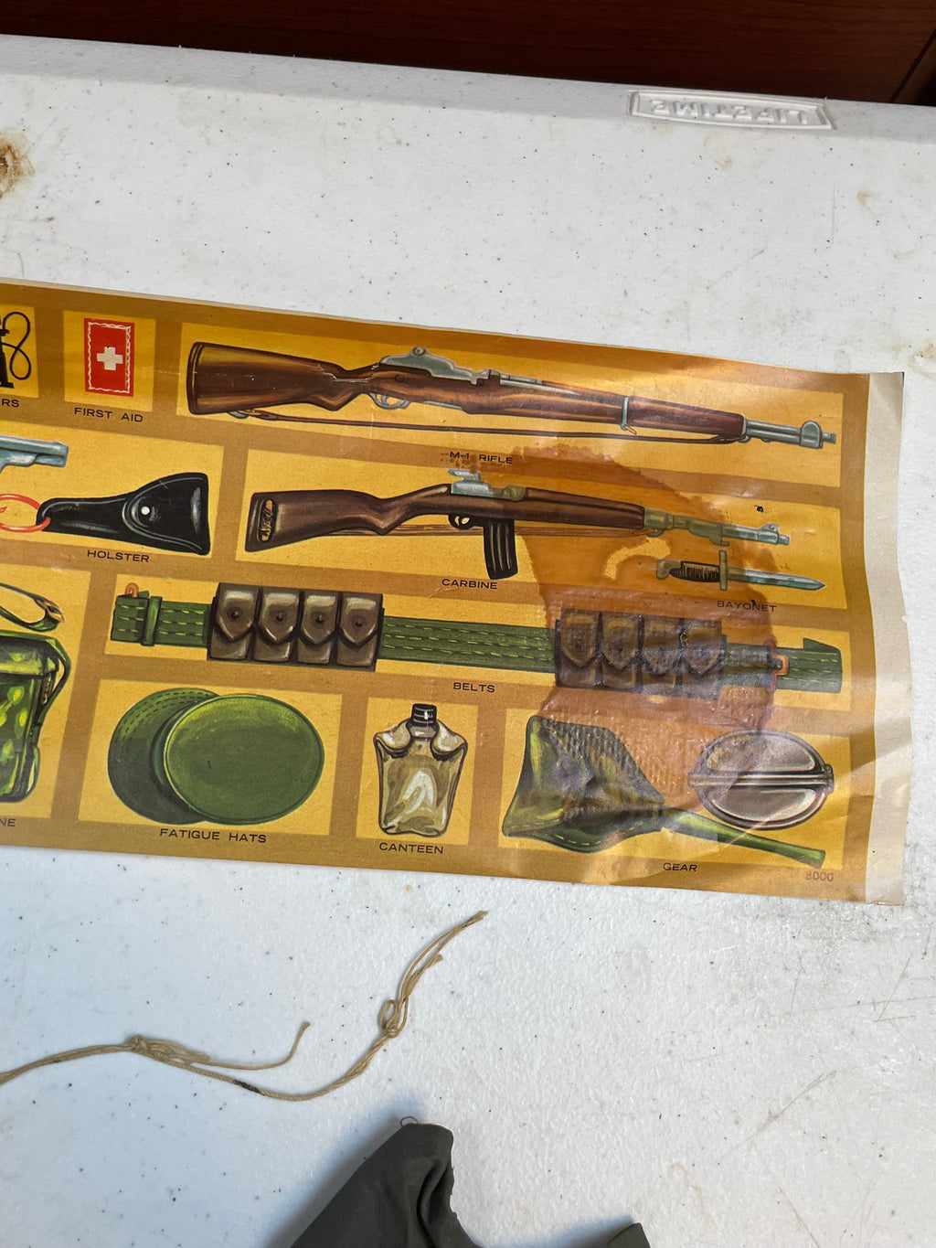 Action Marine with Foot Locker (Vintage 12” GI Joe, Hasbro) **Original**