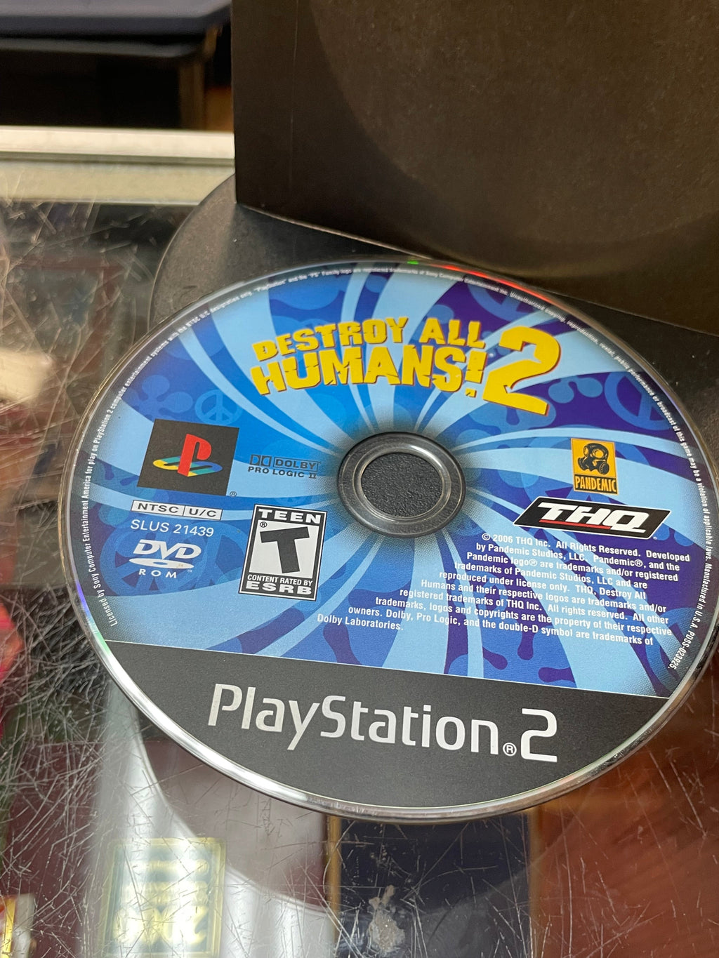 Destroy All Humans 2 (Sony Playstation PS1, Video Games) **TESTED**