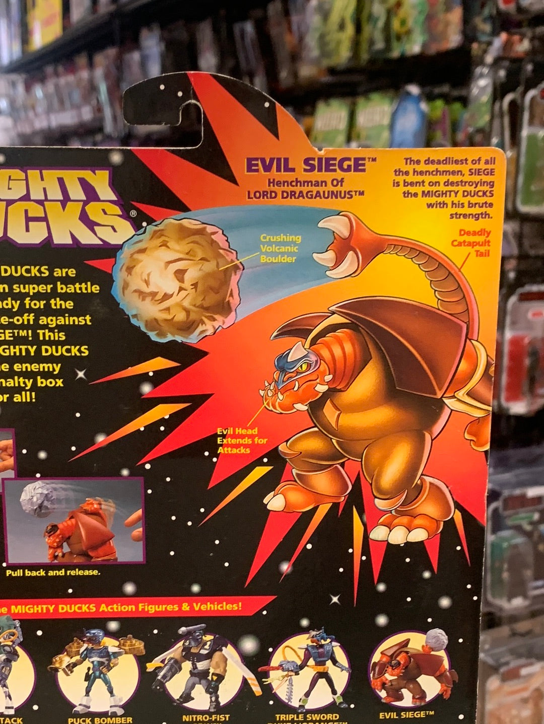 Evil Siege 0516 (Vintage Mighty Ducks, Mattel)