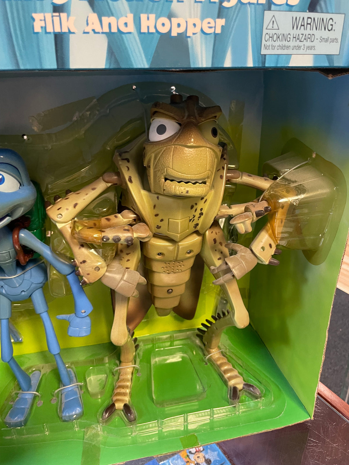 Interactive Flik & Hopper (Vintage Bugs Life, Thinking Toy) **NEW OPENNED**