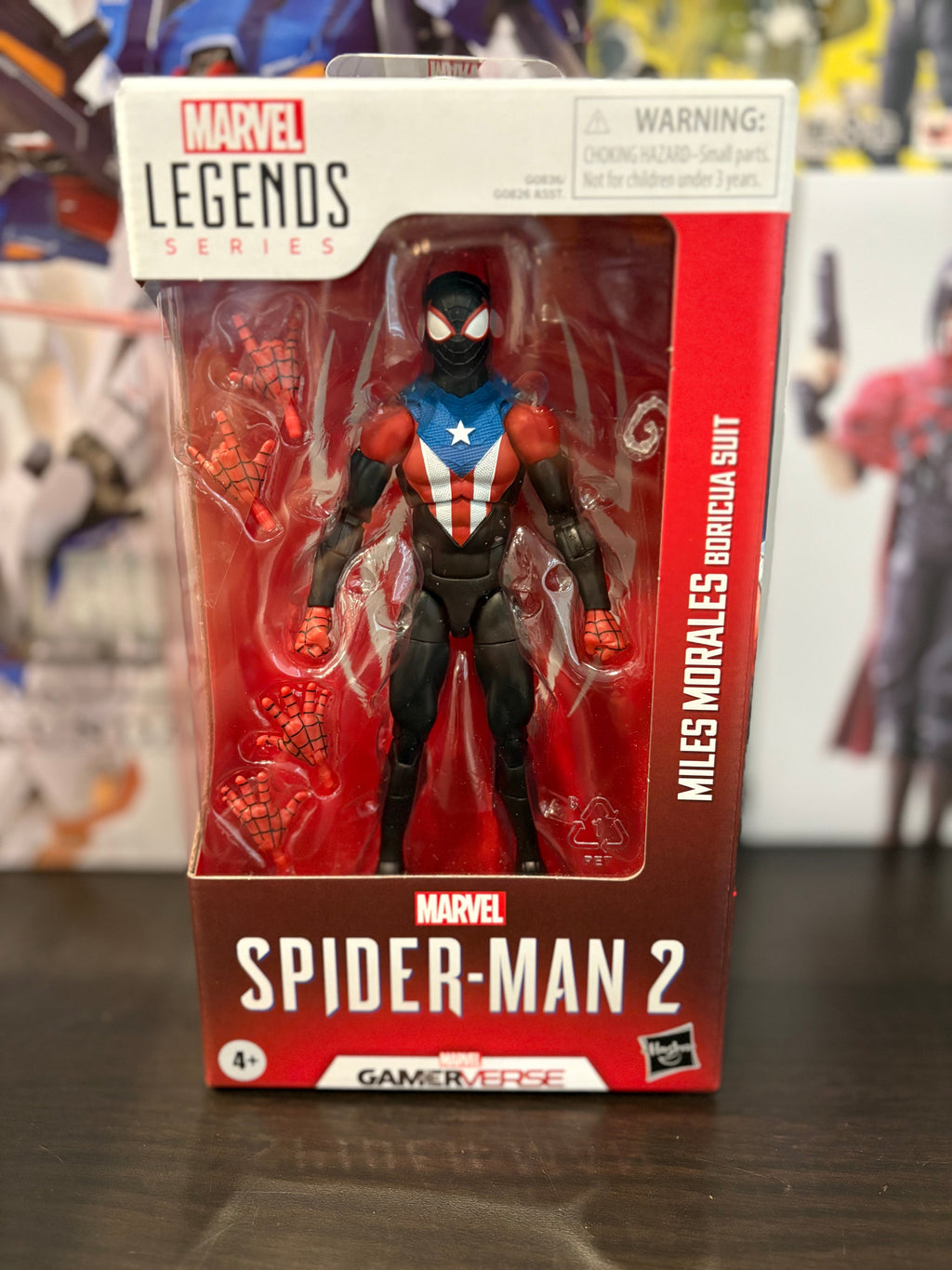 Spider-Man 2 Marvel Legends Gamerverse Miles Morales Boricua Suit by Hasbro