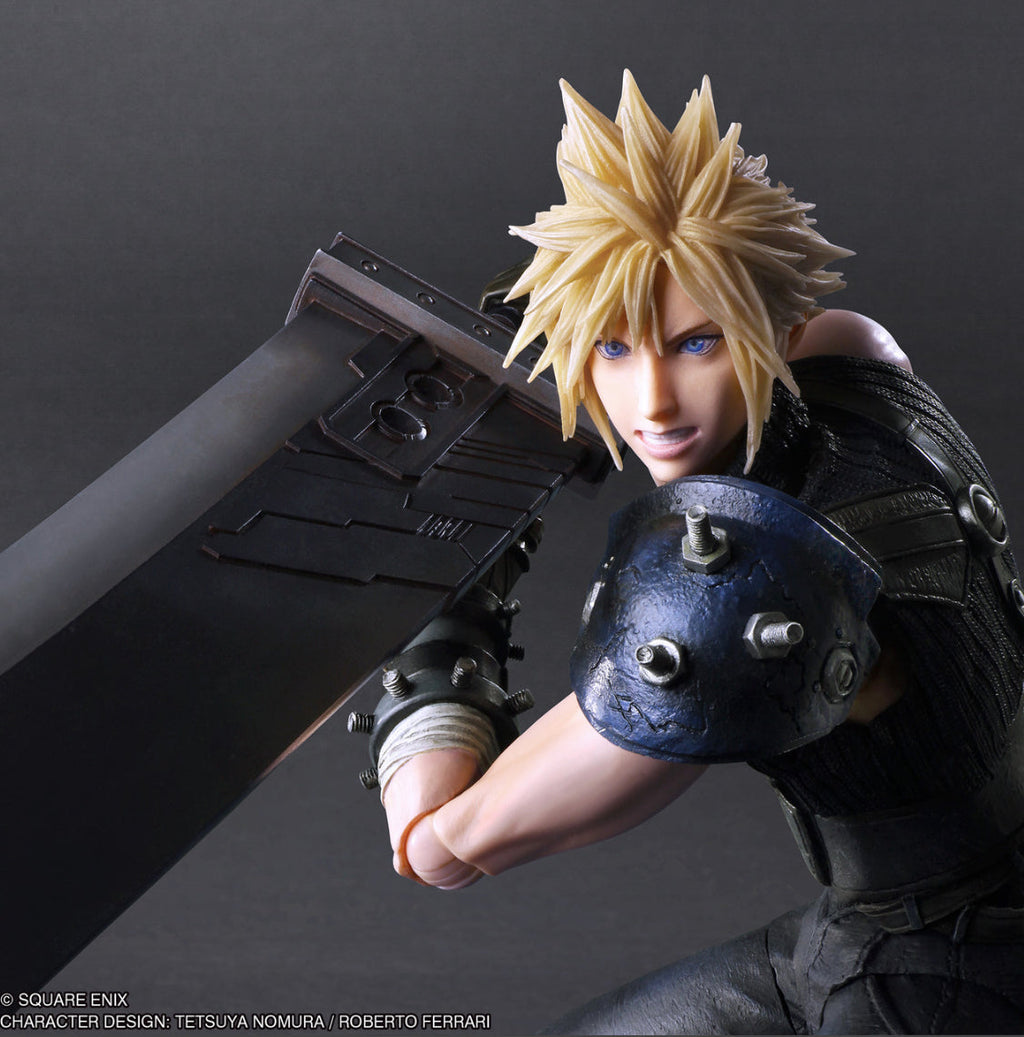 Final Fantasy VII Rebirth Cloud Strife Play Arts Kai Action Figure by Square Enix