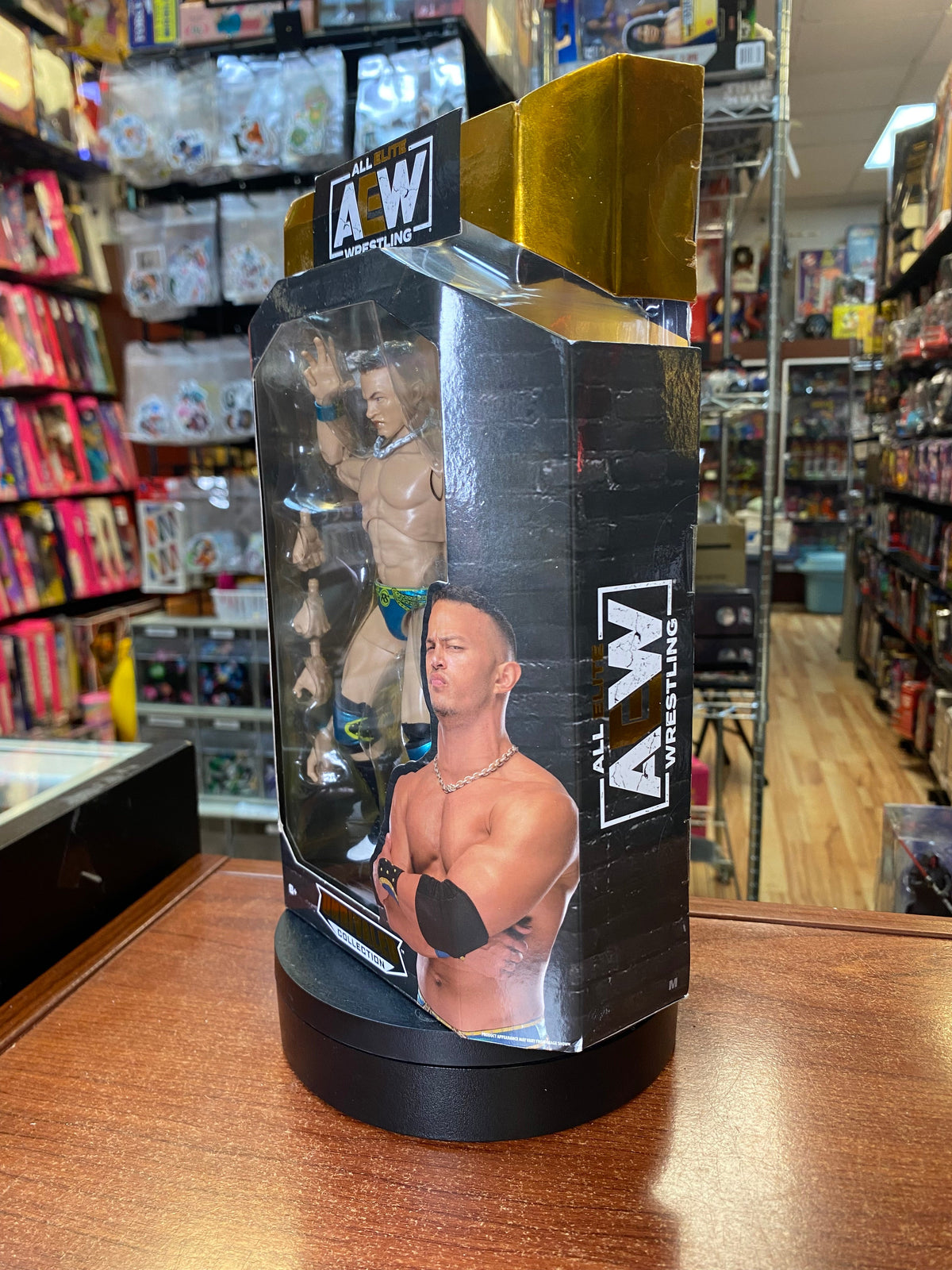 Ricky Starks #75 (AEW Unrivaled Collection, Jazwares) SEALED