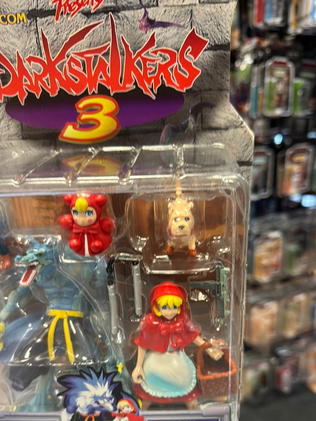Jon Talbain & Baby Bonnie Hood 0311(Vintage Darkstalkers, Toybiz) Sealed