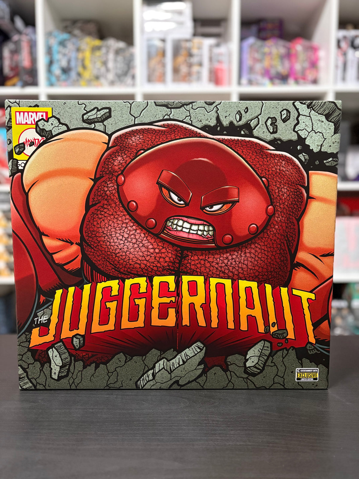 Juggernaut Prisoner Yellow Variant X-Men Soft Vinyl 12-Inch Figure by Mondo
