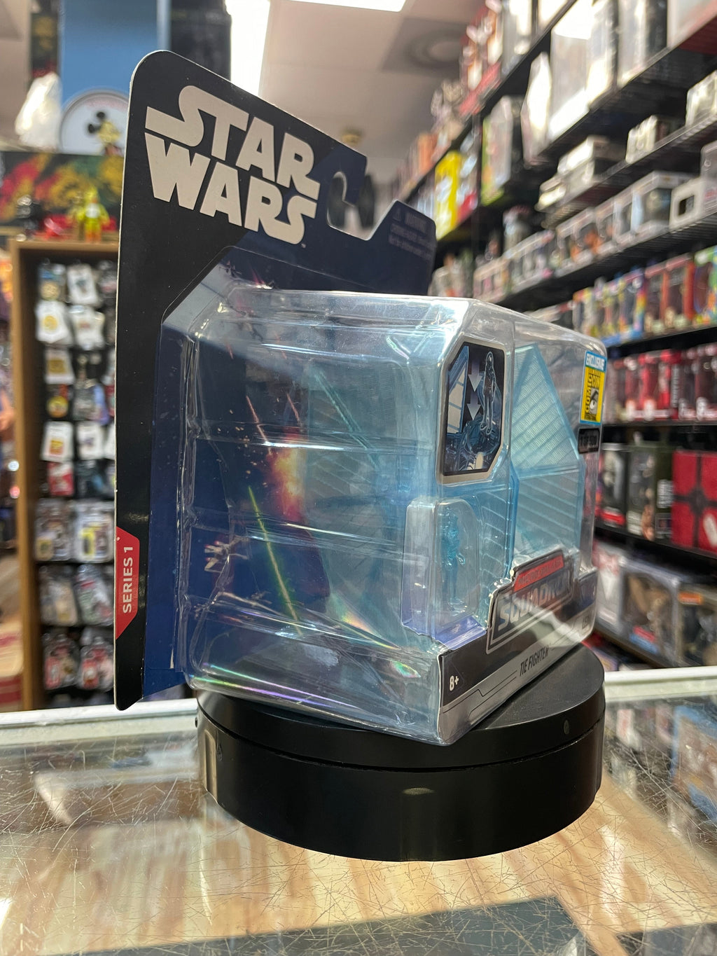 Tie Fighter LE001 -SDCC Exclusive 1/500- (Star Wars Micro Galaxy Squadron, Jazwares) **OPEN**