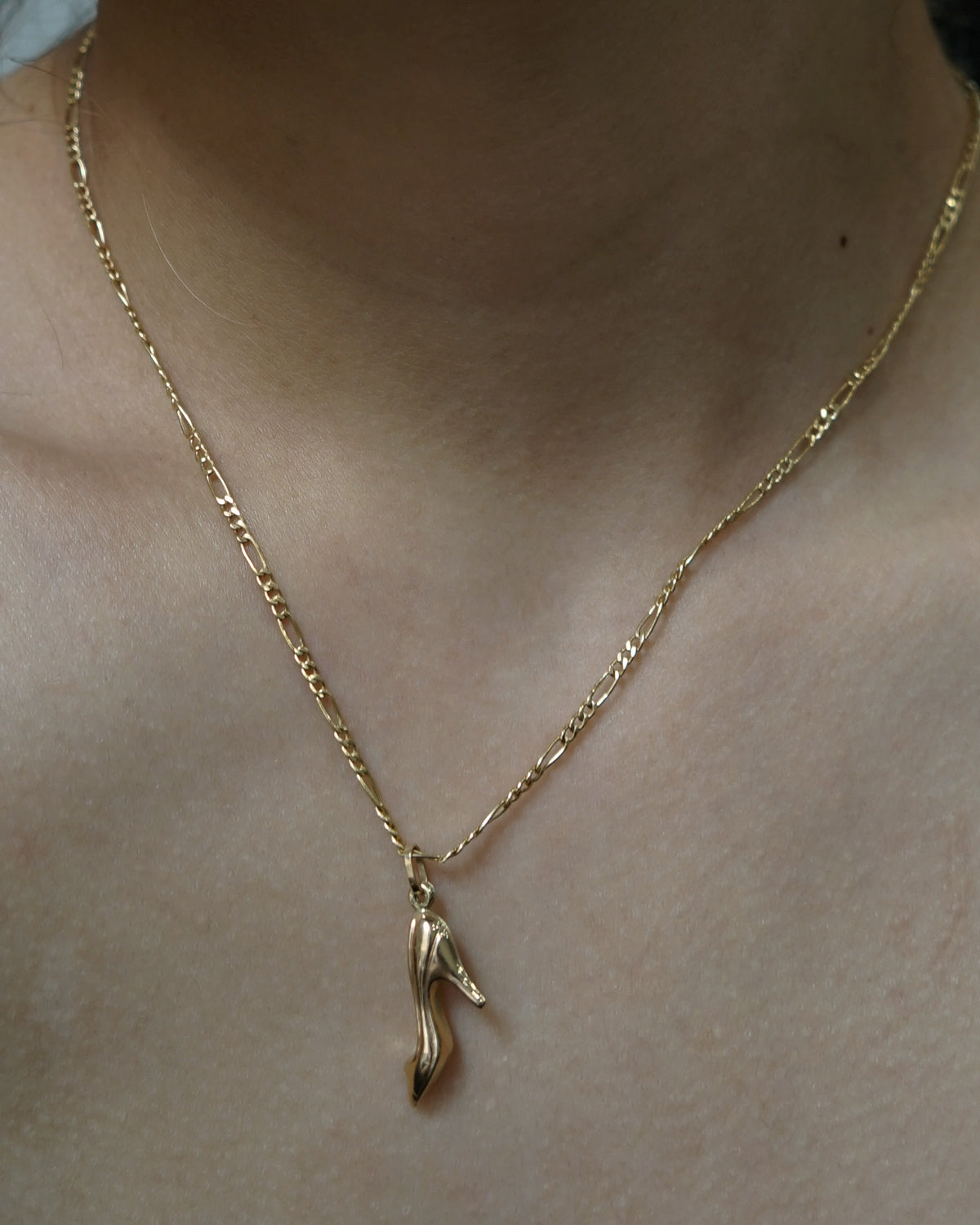 14k Gold High Heel Charm