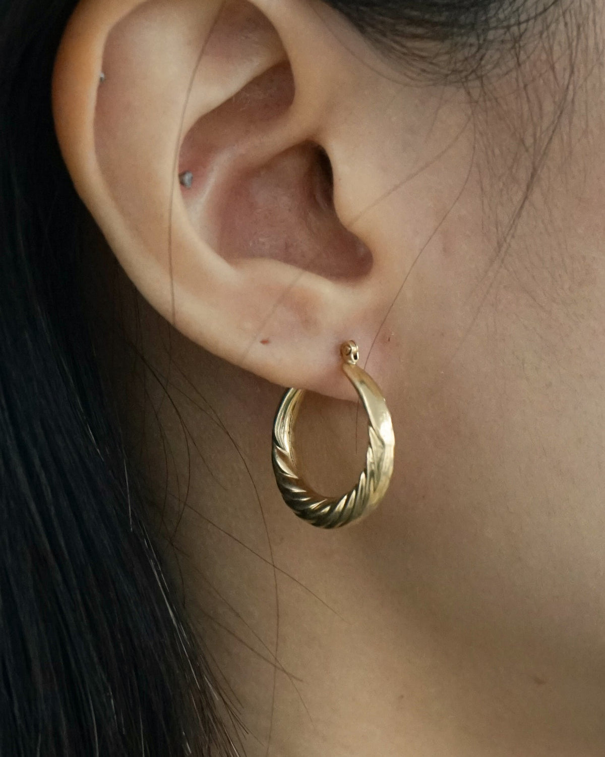 14k Gold Hoop Earrings