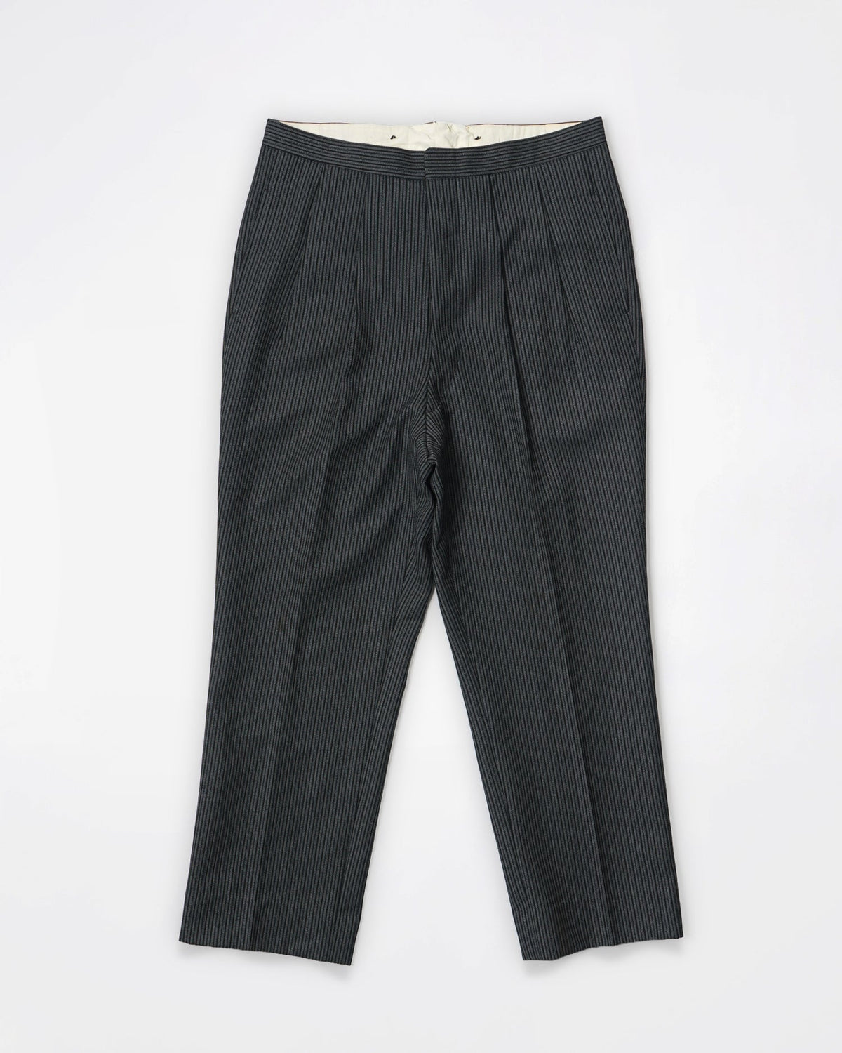 1960’s Stripe Wool Trousers / Size: 33