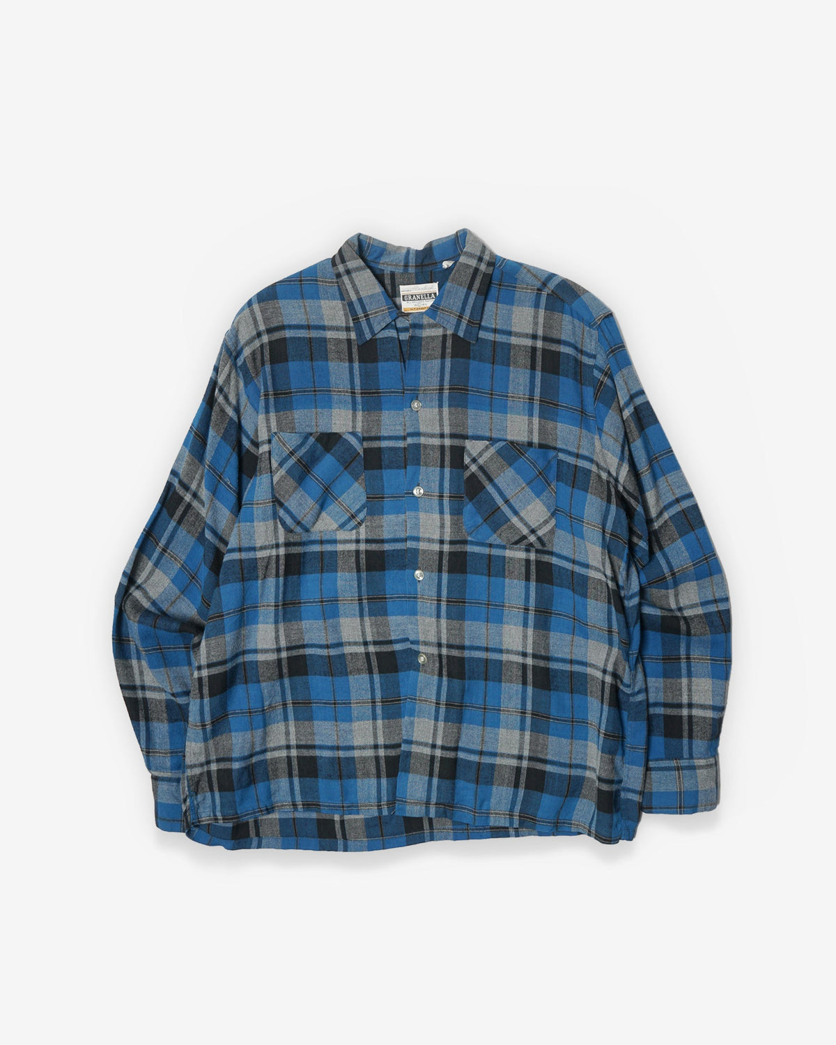 1950's Plaid Rayon Shirt
