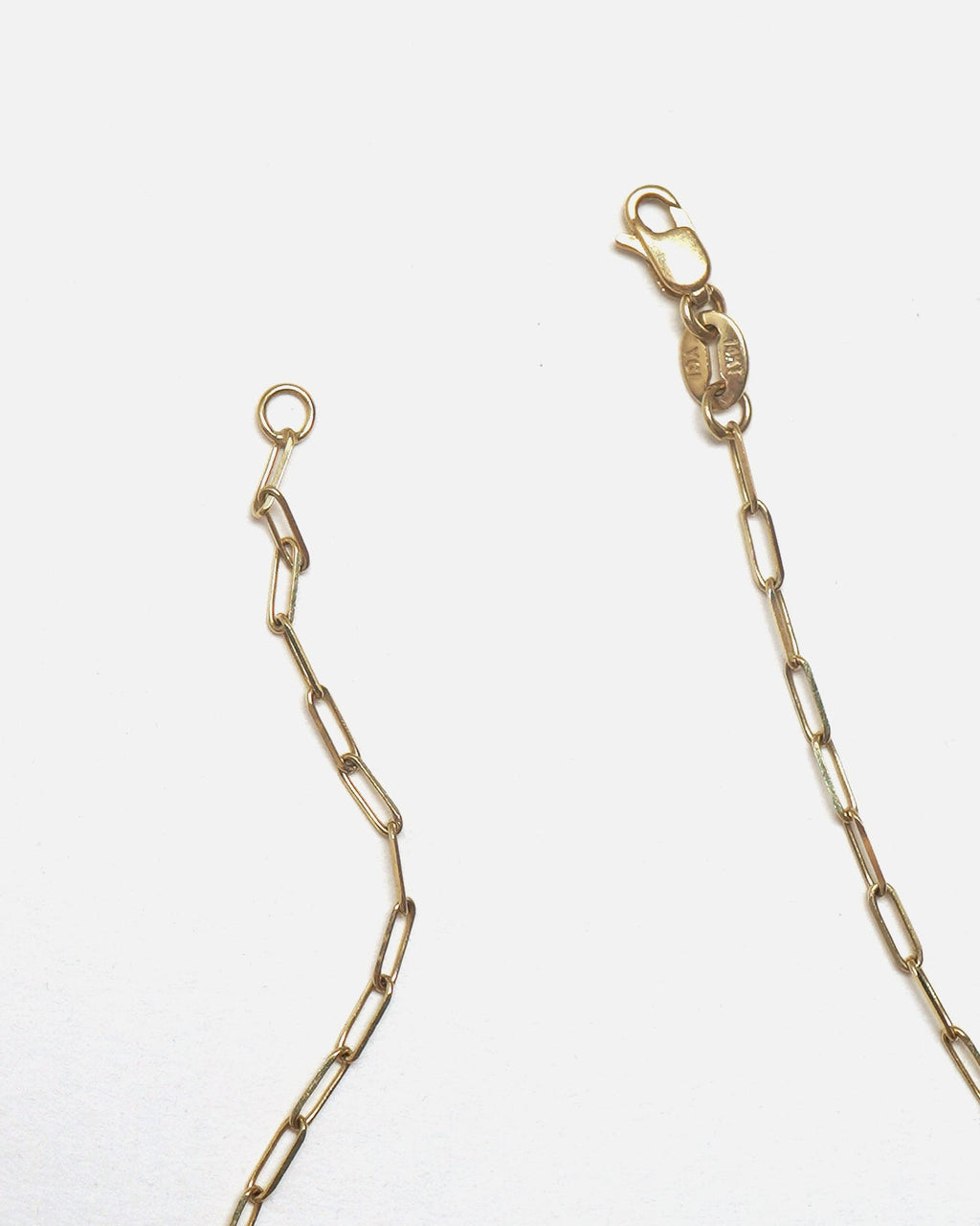 14k Paperclip Chain Necklace