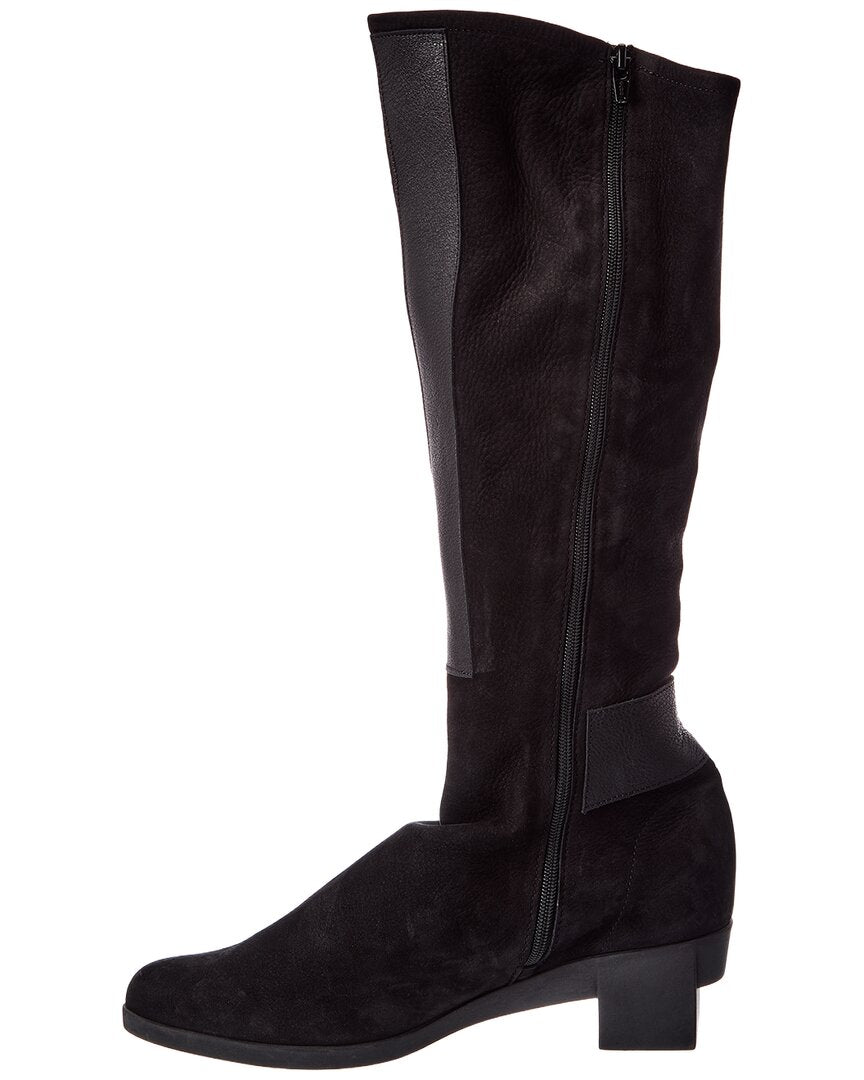 Arche Tattoo Leather Knee-High Boot
