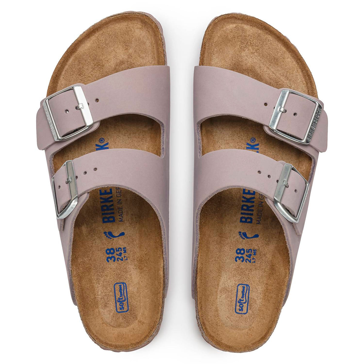 Unisex Arizona Soft Footbed Sandal In Yomo Lilac