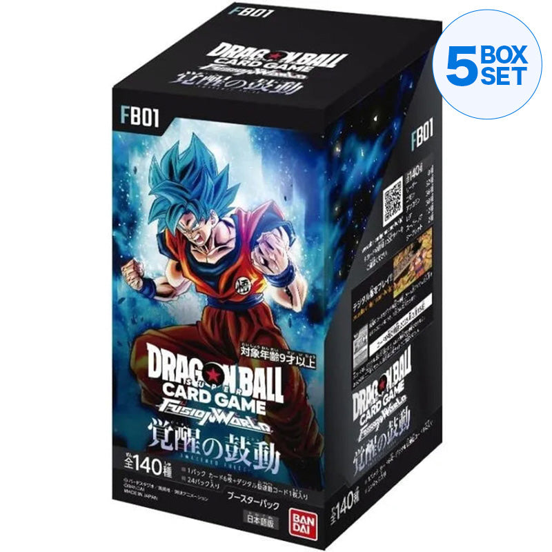 BANDAI Dragon Ball Super Card Game Fusion World FB01 Booster Box TCG JAPAN