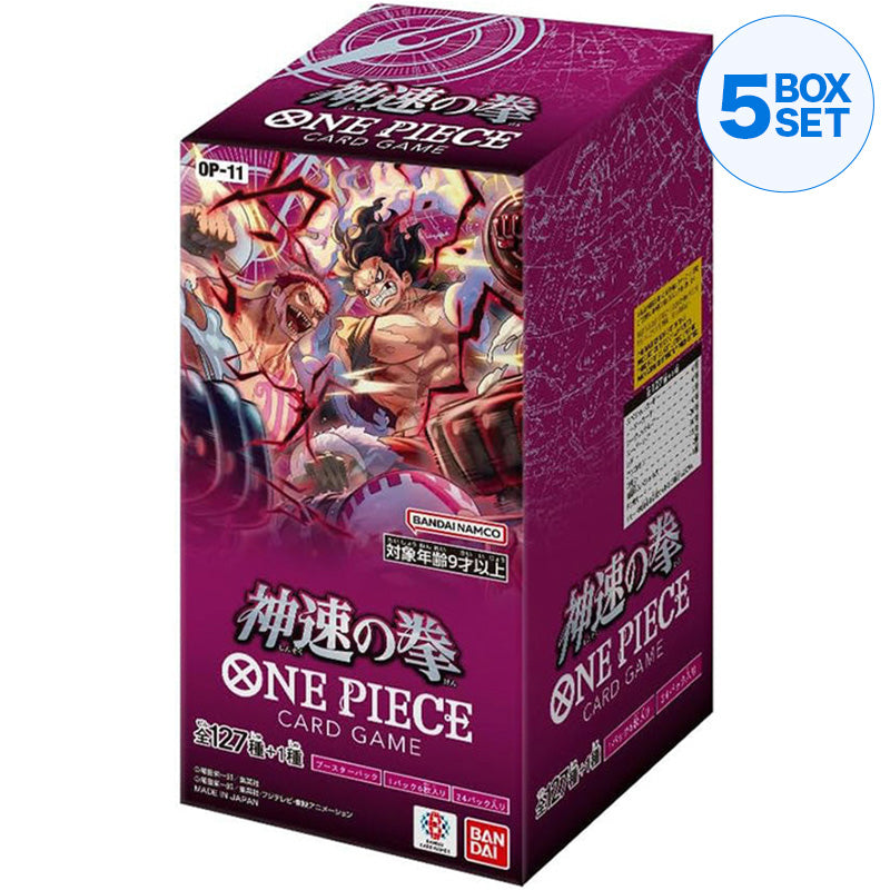 BANDAI ONE PIECE Card Game A Fist of Divine Speed OP-11 Booster BOX TCG JAPAN