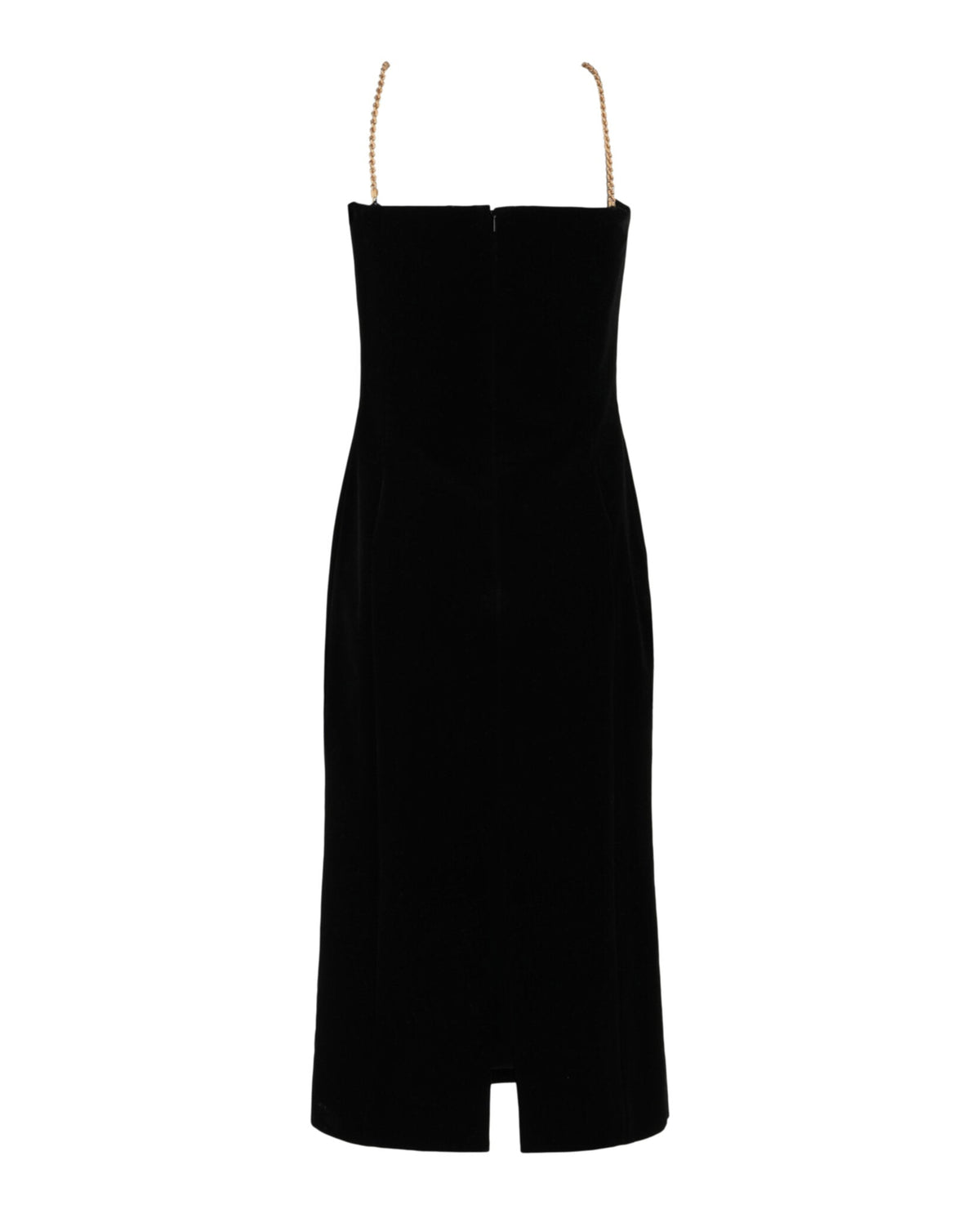 Midi Tube Dress With Twisted Chain Straps