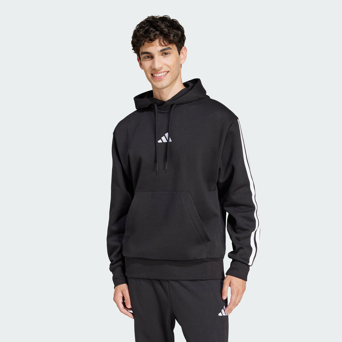Men's adidas Essentials 3-Stripes Fleece Hoodie