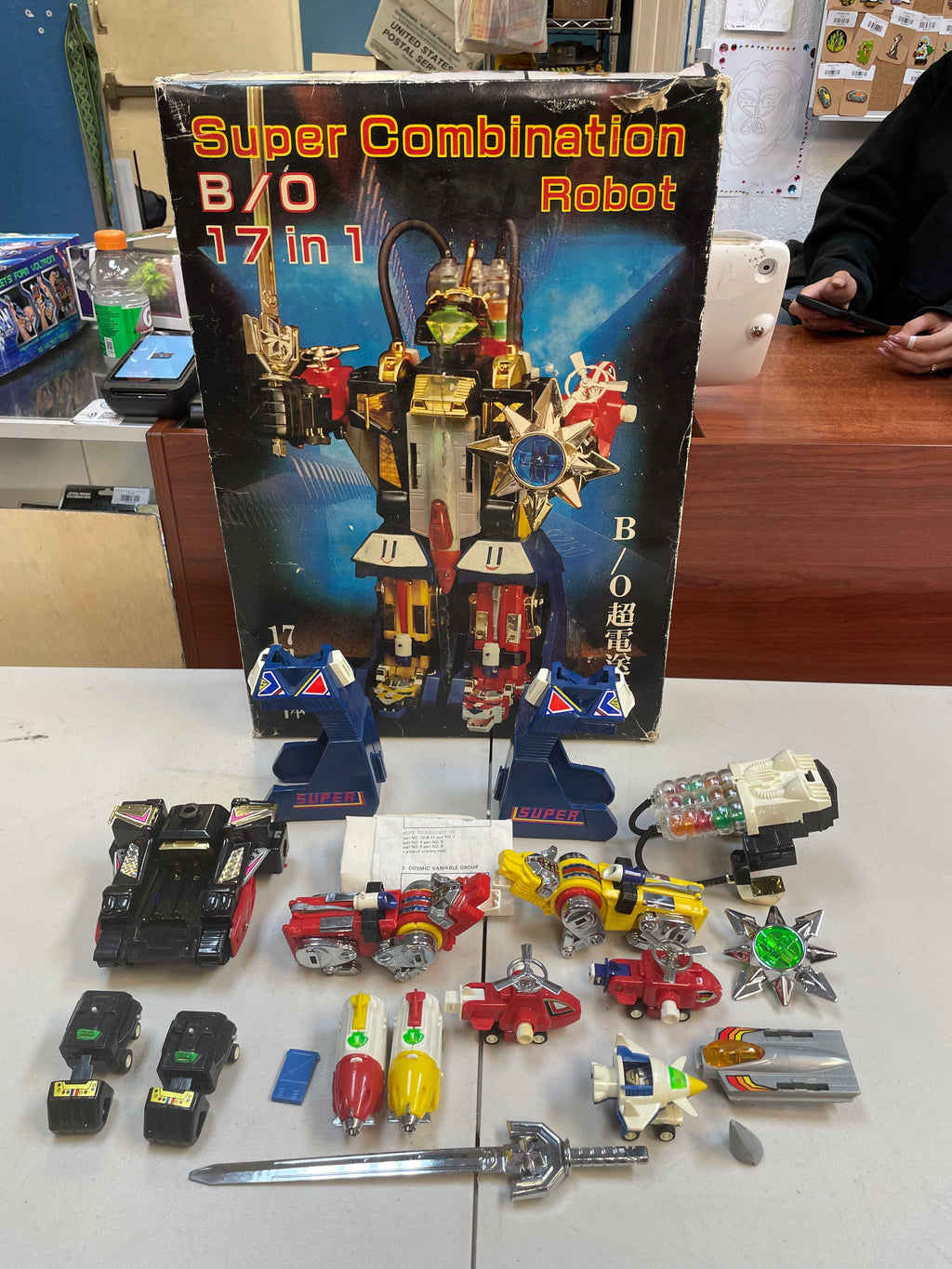 Super Combination Robot B/O 17 in 1 (Vintage Voltron KO, Hsiang Shan Toys)