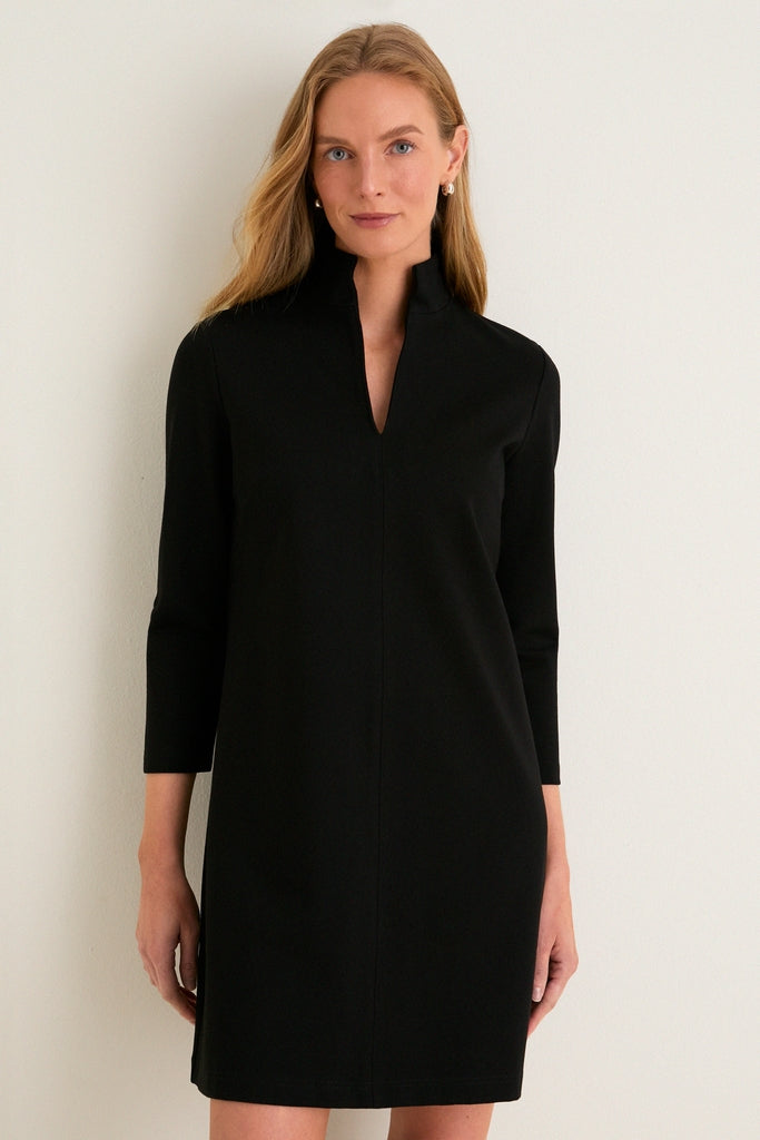 Black Ponte Clifton Dress