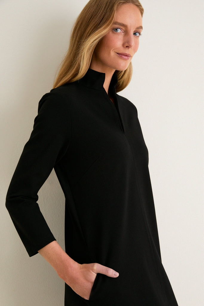 Black Ponte Clifton Dress