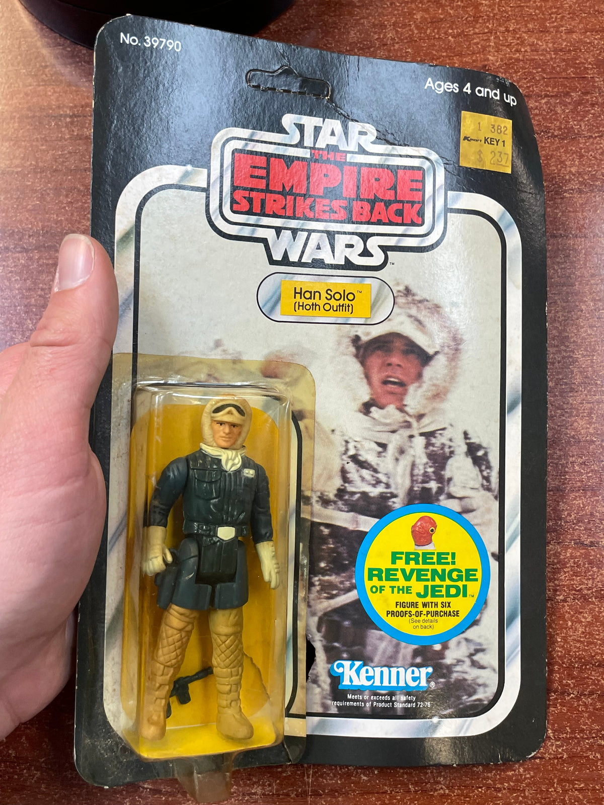 Hoth Han Solo -No Pop (Vintage Star Wars, Kenner) **NEW**