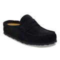 Unisex Naples Wrapped Suede Leather Clogs In Black
