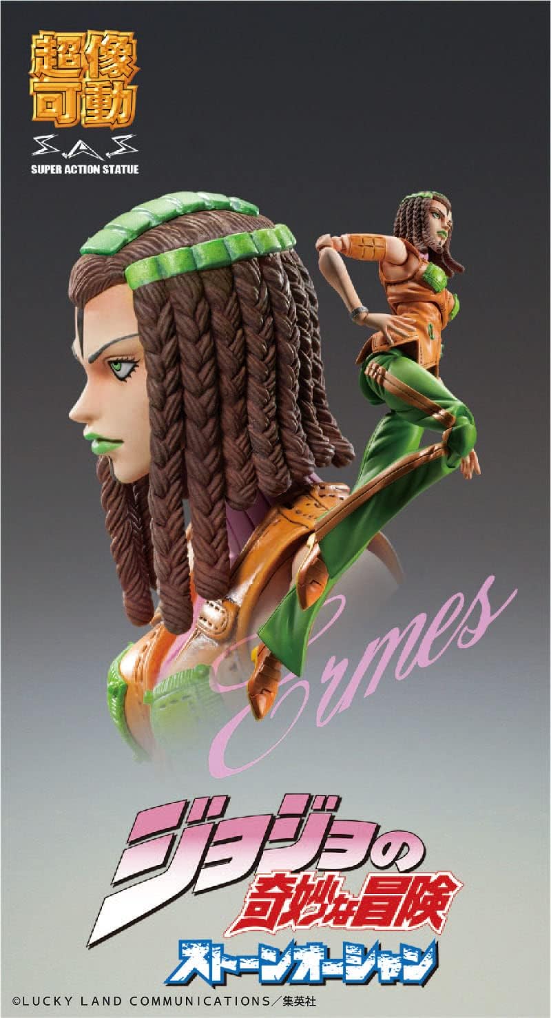 Super Statue Movable JoJo's Bizarre Adventure Part 6 Stone Ocean - Ermes Costelo