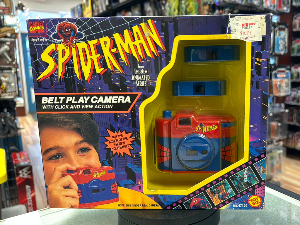 Belt Play Camera with Click & View (Vintage Marvel Animated Spider-Man, Toybiz) SEALED