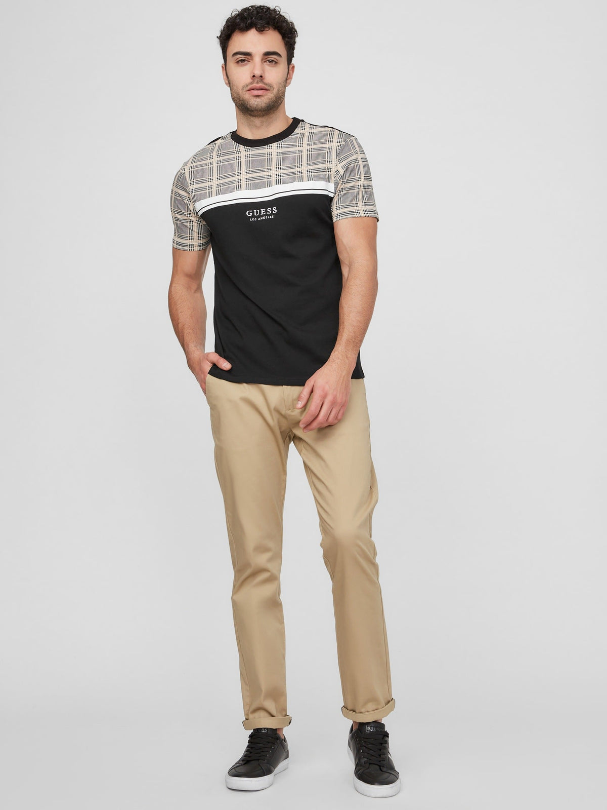 Kinto Plaid Tee