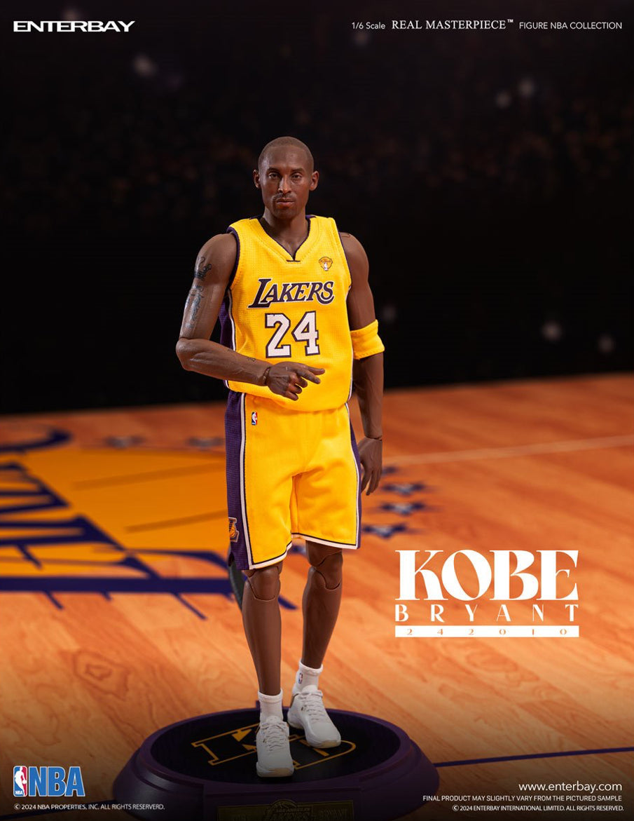 NBA 2010 Champion Los Angeles Lakers Kobe Bryant Real Masterpiece by Enterbay