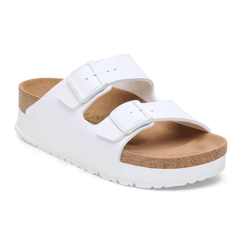 Women’S Arizona Pap Flex Platform Sandal In White