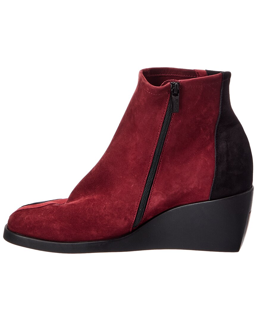 Arche Tilara Leather Wedge Bootie