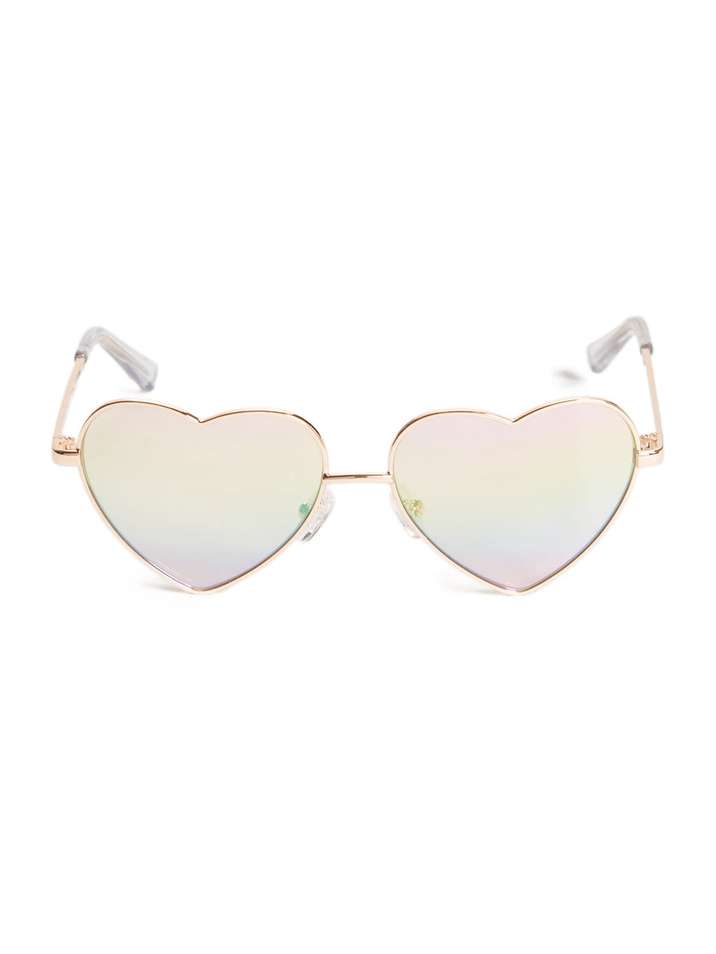 Girl's Pink Heart Sunglasses